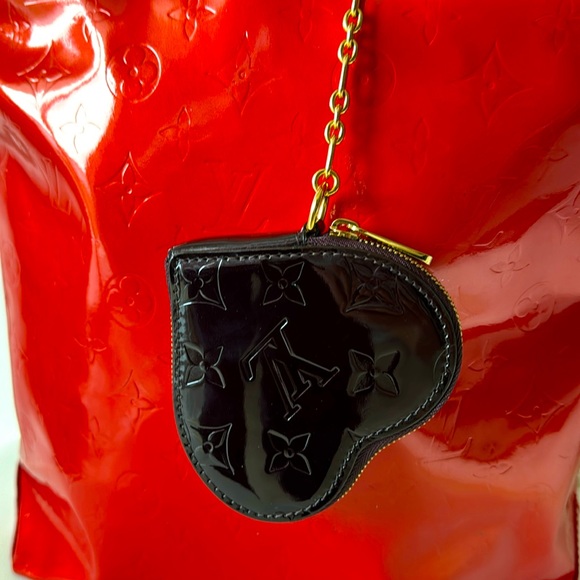 Louis Vuitton Handbags - Louis Vuitton Vernis Porto Monnaie Heart Coin Pouch with Box